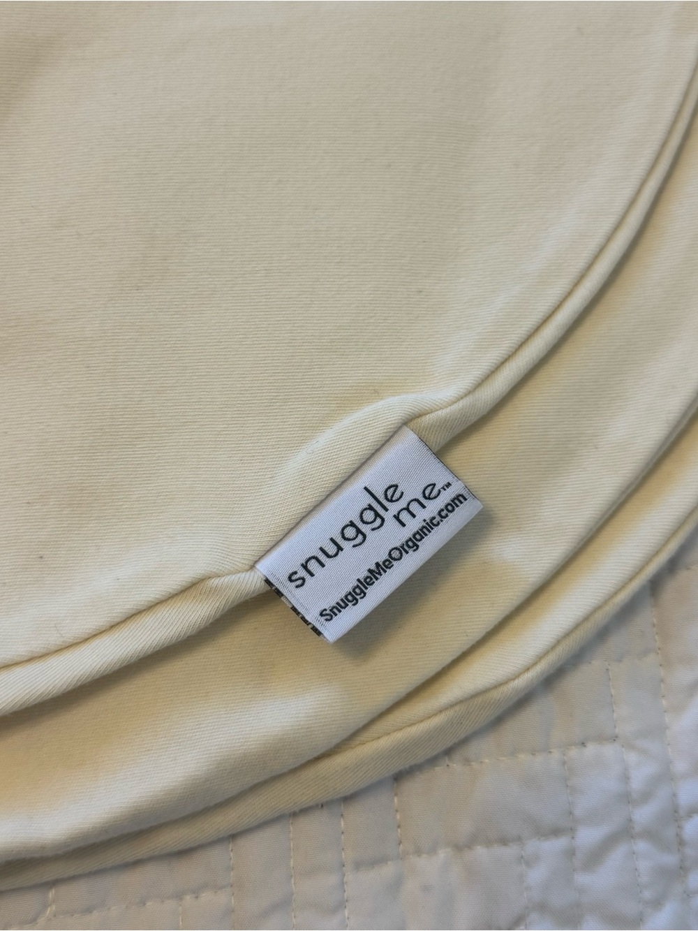 Snuggle Me Cream Infant Lounger Cover - Soft Replacement